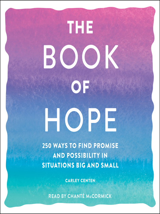 Title details for The Book of Hope by Carley Centen - Wait list